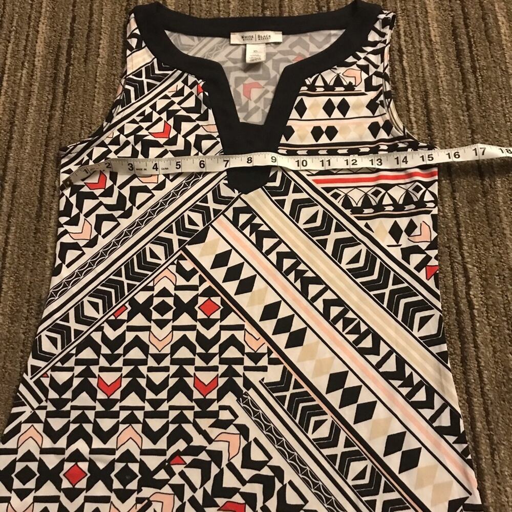 White House Black Market sleeveless multi color dress size XS - Picture 6 of 6